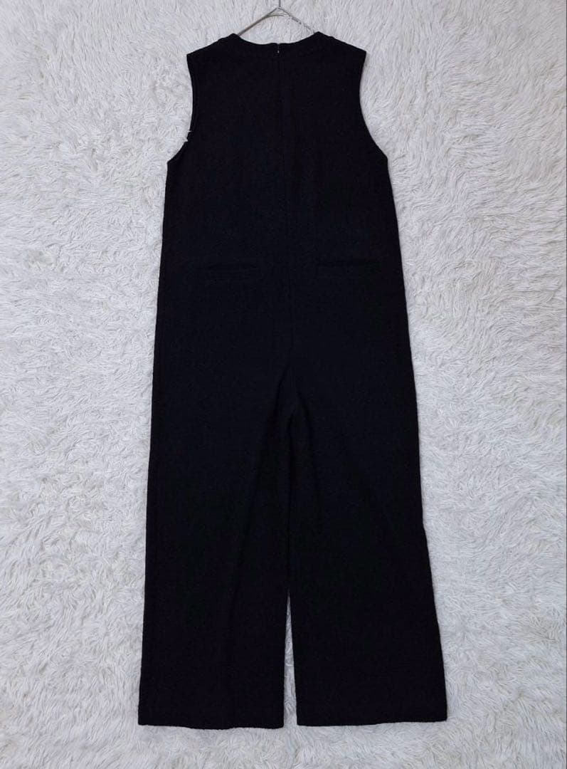 美品✨GALERIE VIE ファインブークレー Vネックサロペット ブラック