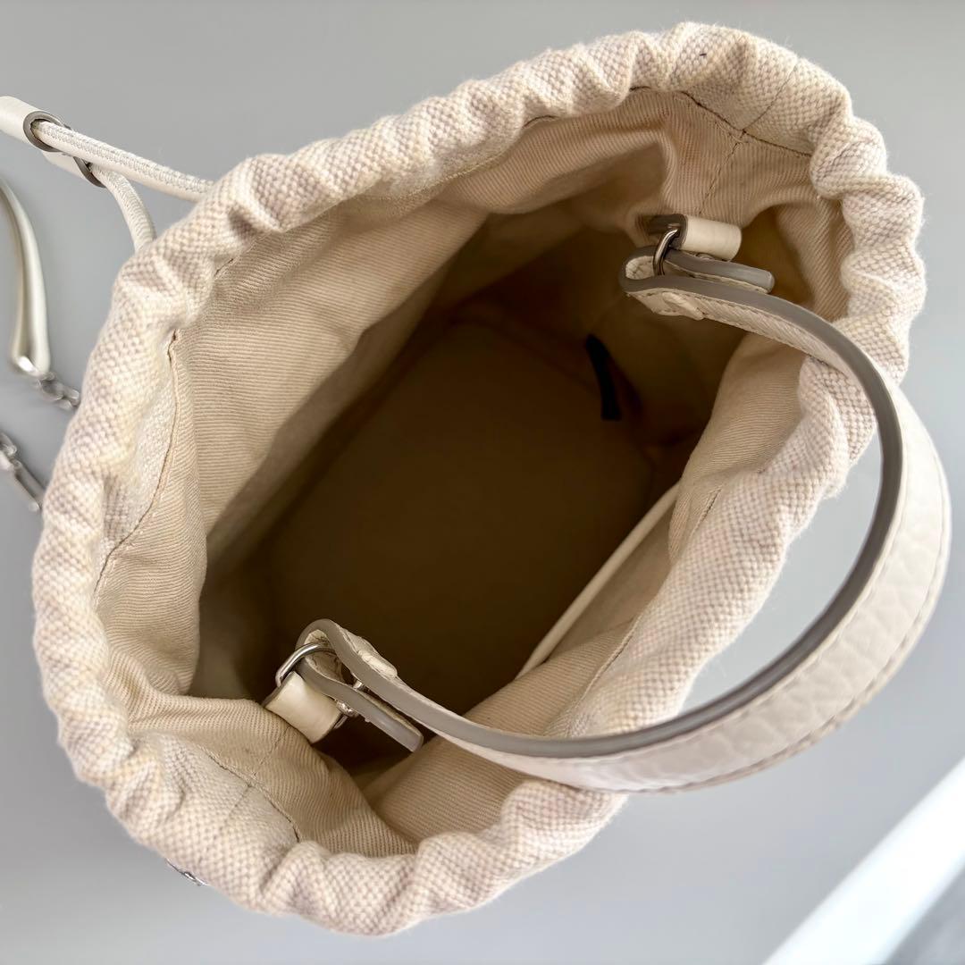 美品 メゾンマルジェラ 5AC バケット バッグ ショルダーバッグ ハンドバッグ