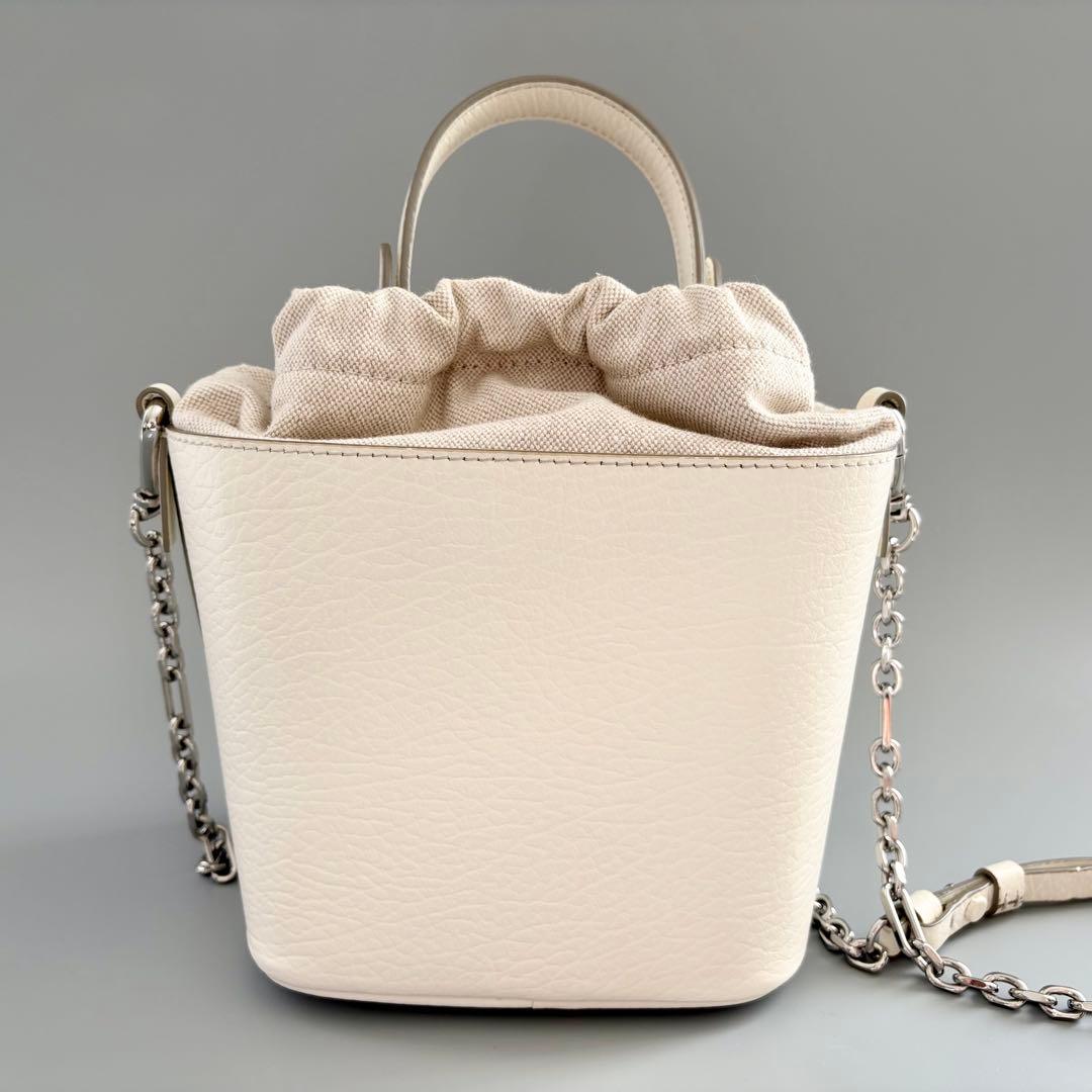 美品 メゾンマルジェラ 5AC バケット バッグ ショルダーバッグ ハンドバッグ