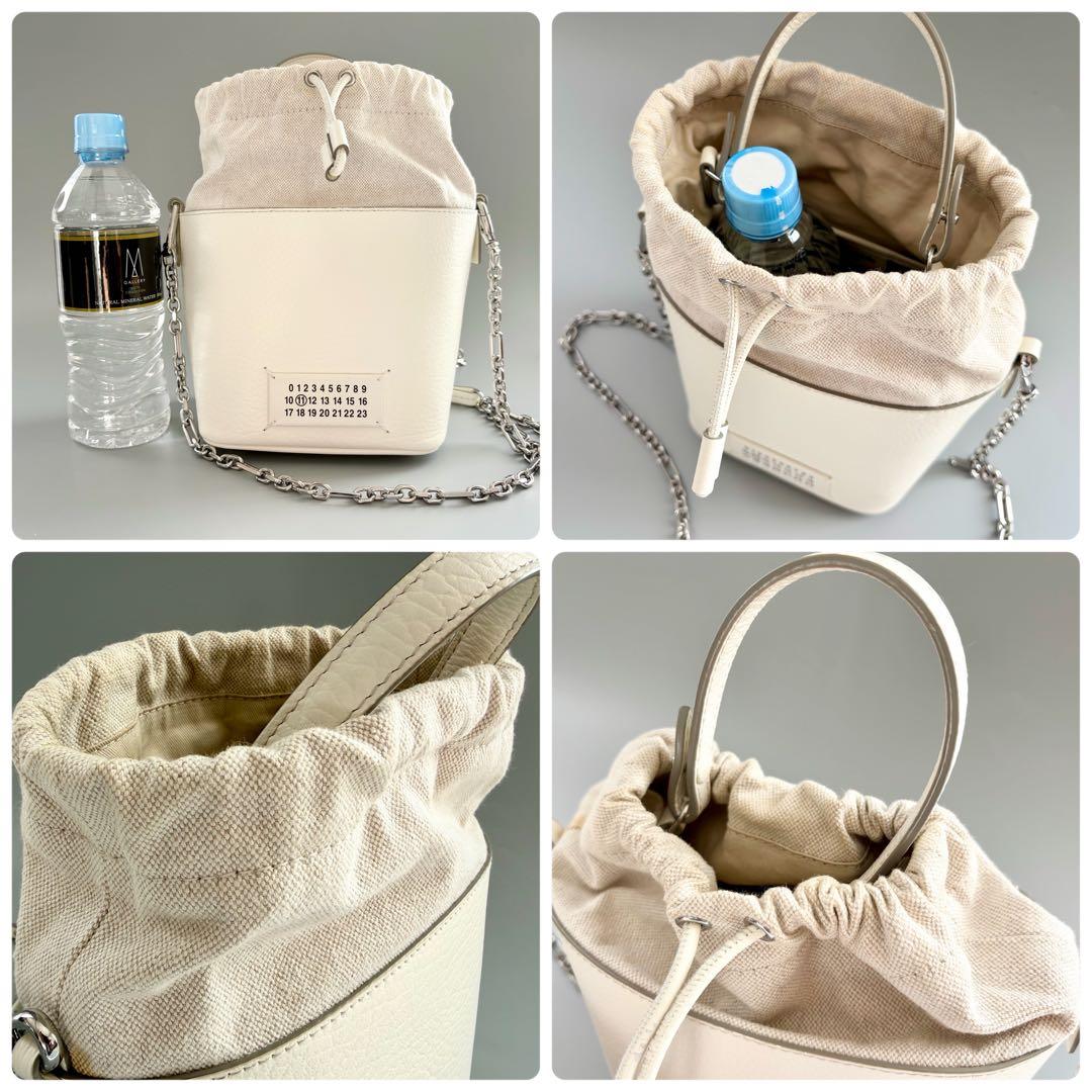 美品 メゾンマルジェラ 5AC バケット バッグ ショルダーバッグ ハンドバッグ