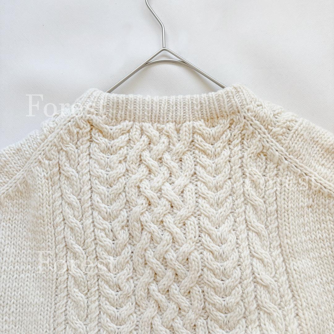 ペルーアラン柄ルーズベスト sizeFREE　かぐれ