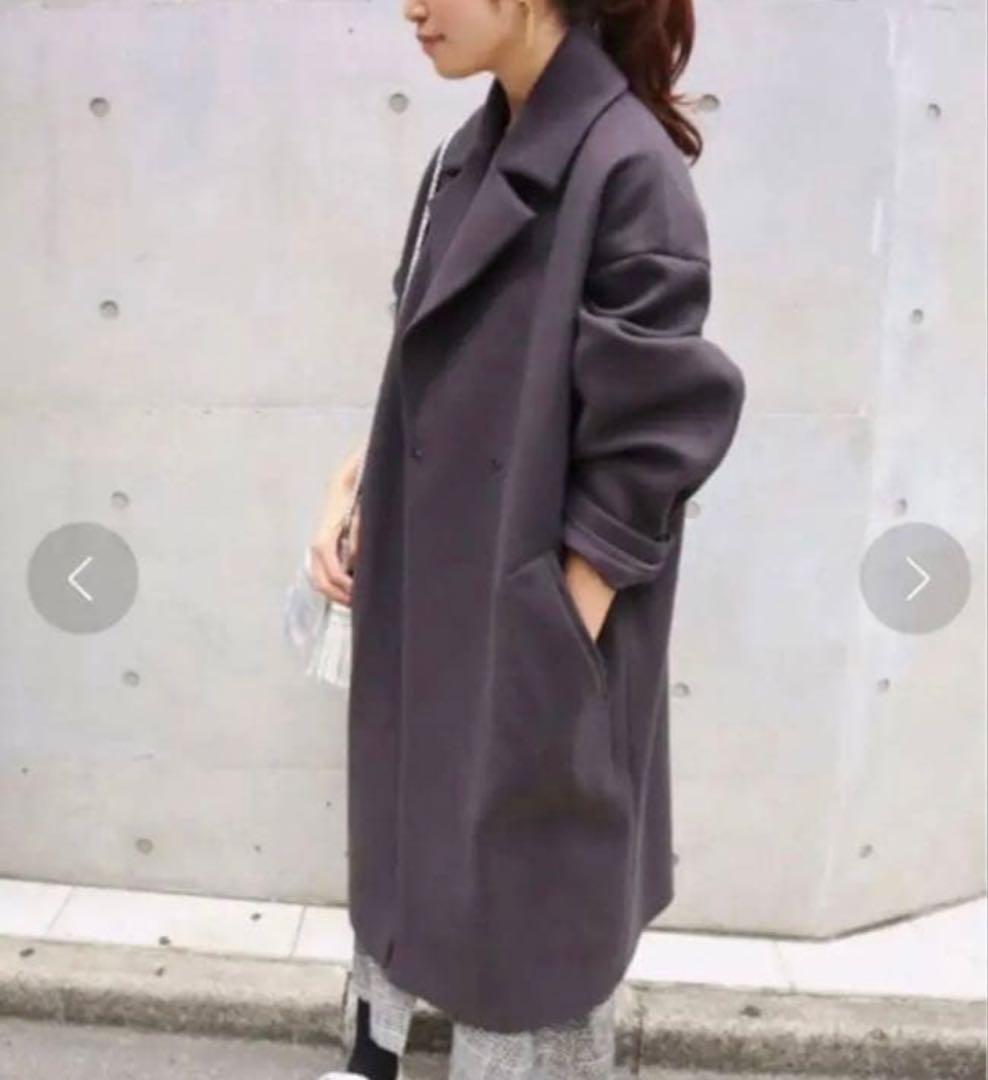 日曜セールIENA マンテコオーバーチェスターコート　L