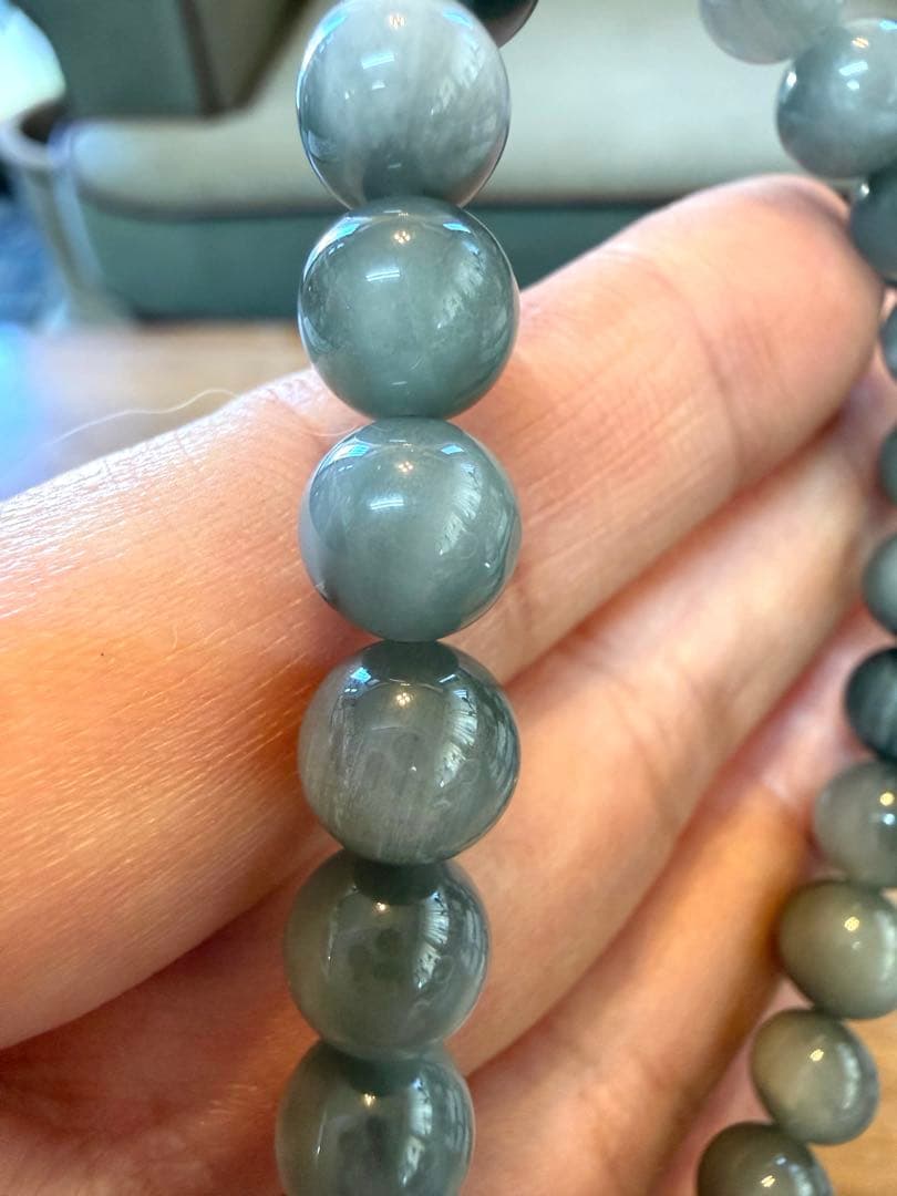 天然石✧希少アミアンサスインクルージョン￼クォーツブレスレット