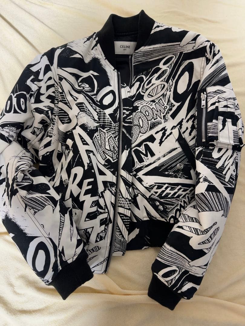 【中古】CELINE フライトジャケット XS 19SS エディスリマン