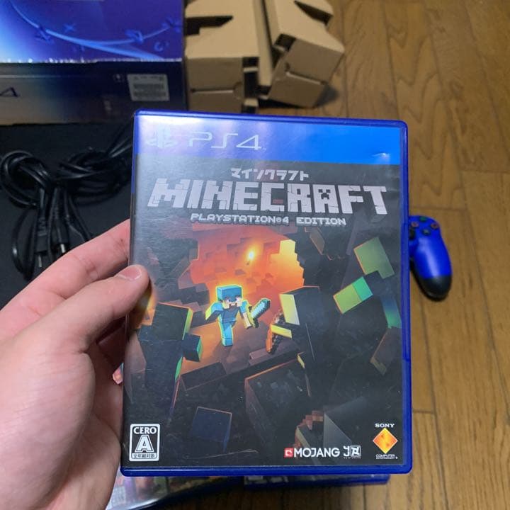 PS4とコントローラー3台ソフト5本