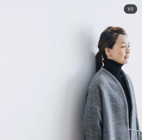 Gauze# ジーロンラムウール HAORI ライトグレー