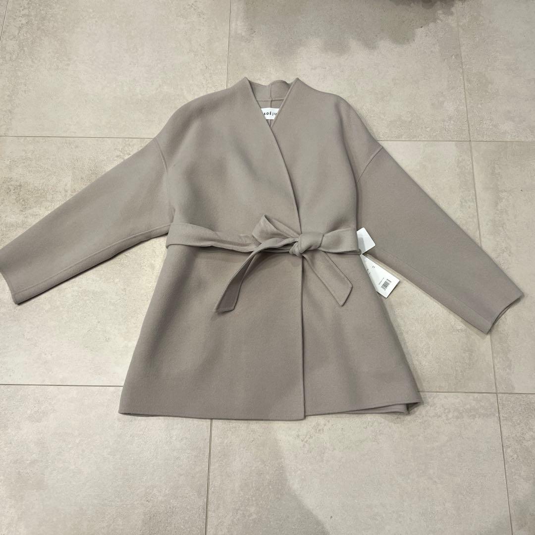 ノーカラーコート　新品タグ付き