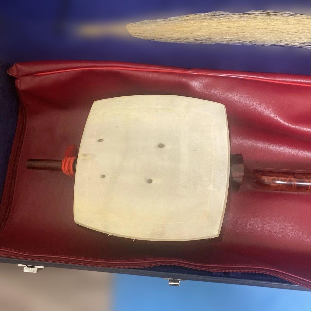 【現状品】　三味線　ケース付き