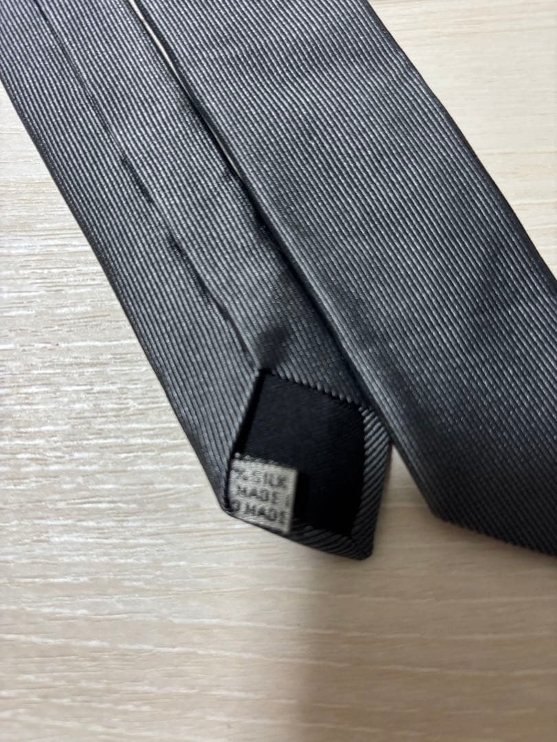 Dior Homme ディオールオム エディ期 ナロータイ グレー ネクタイ