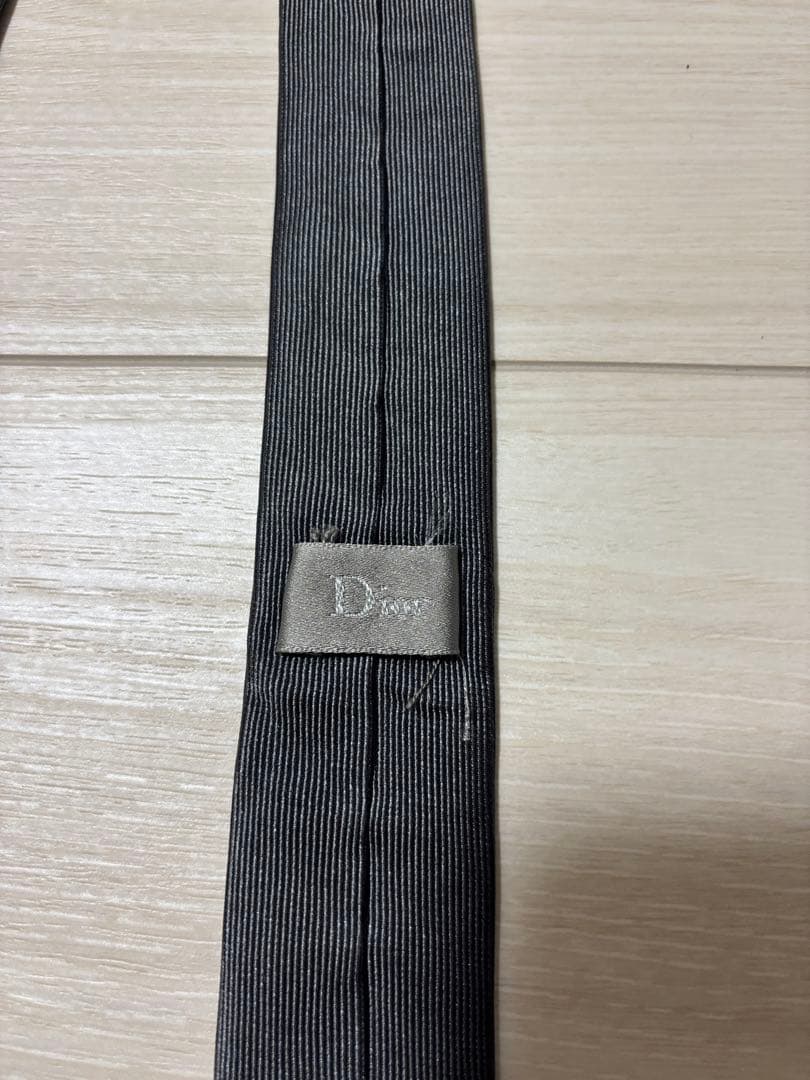 Dior Homme ディオールオム エディ期 ナロータイ グレー ネクタイ