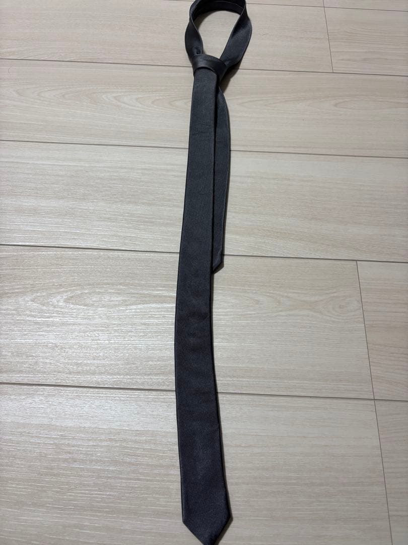 Dior Homme ディオールオム エディ期 ナロータイ グレー ネクタイ