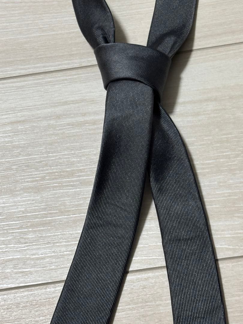 Dior Homme ディオールオム エディ期 ナロータイ グレー ネクタイ