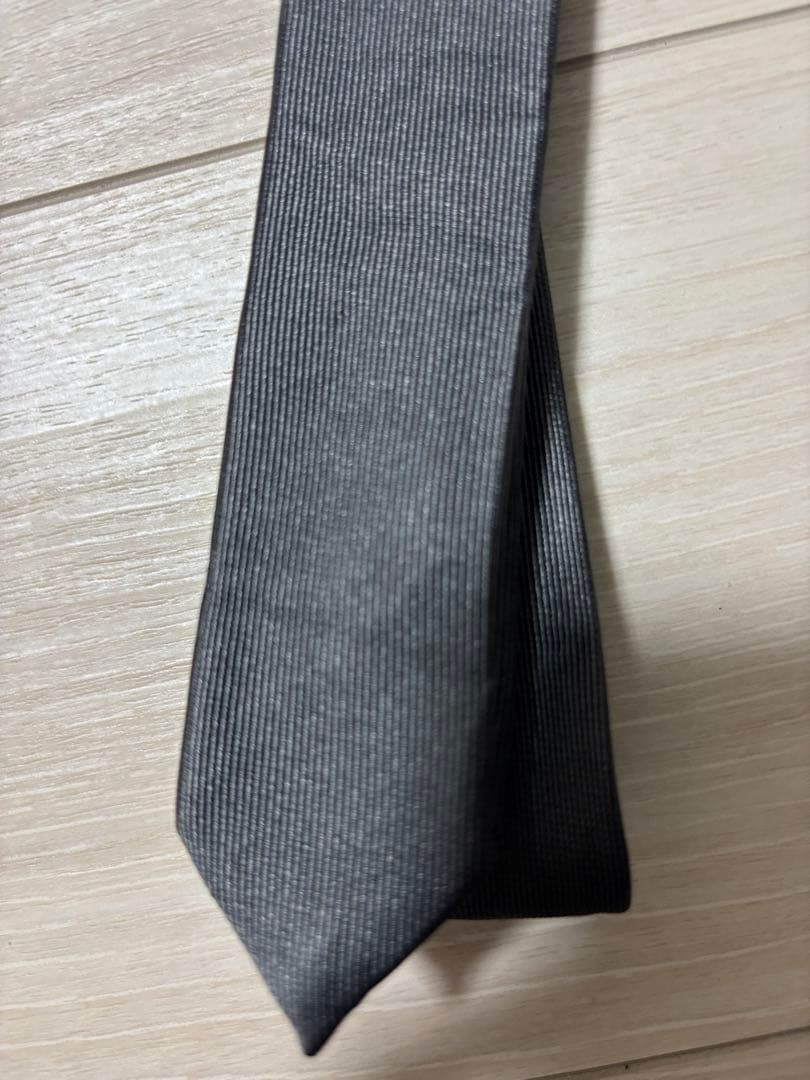 Dior Homme ディオールオム エディ期 ナロータイ グレー ネクタイ