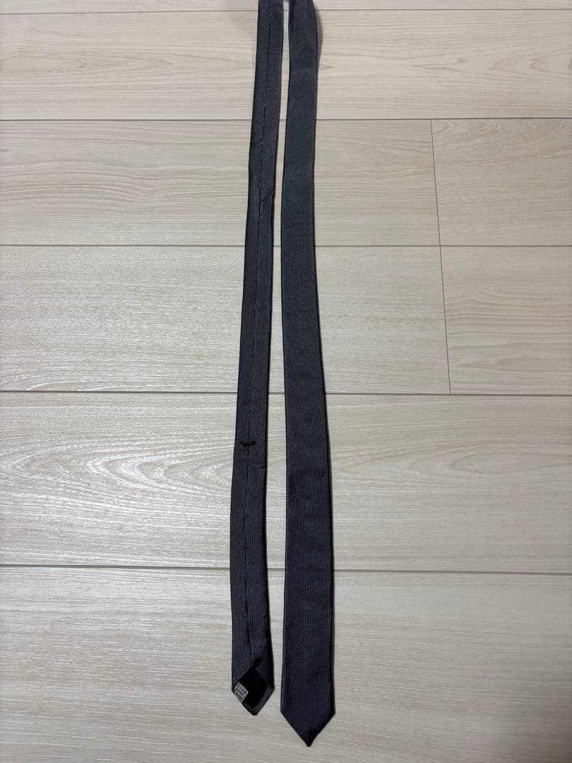 Dior Homme ディオールオム エディ期 ナロータイ グレー ネクタイ