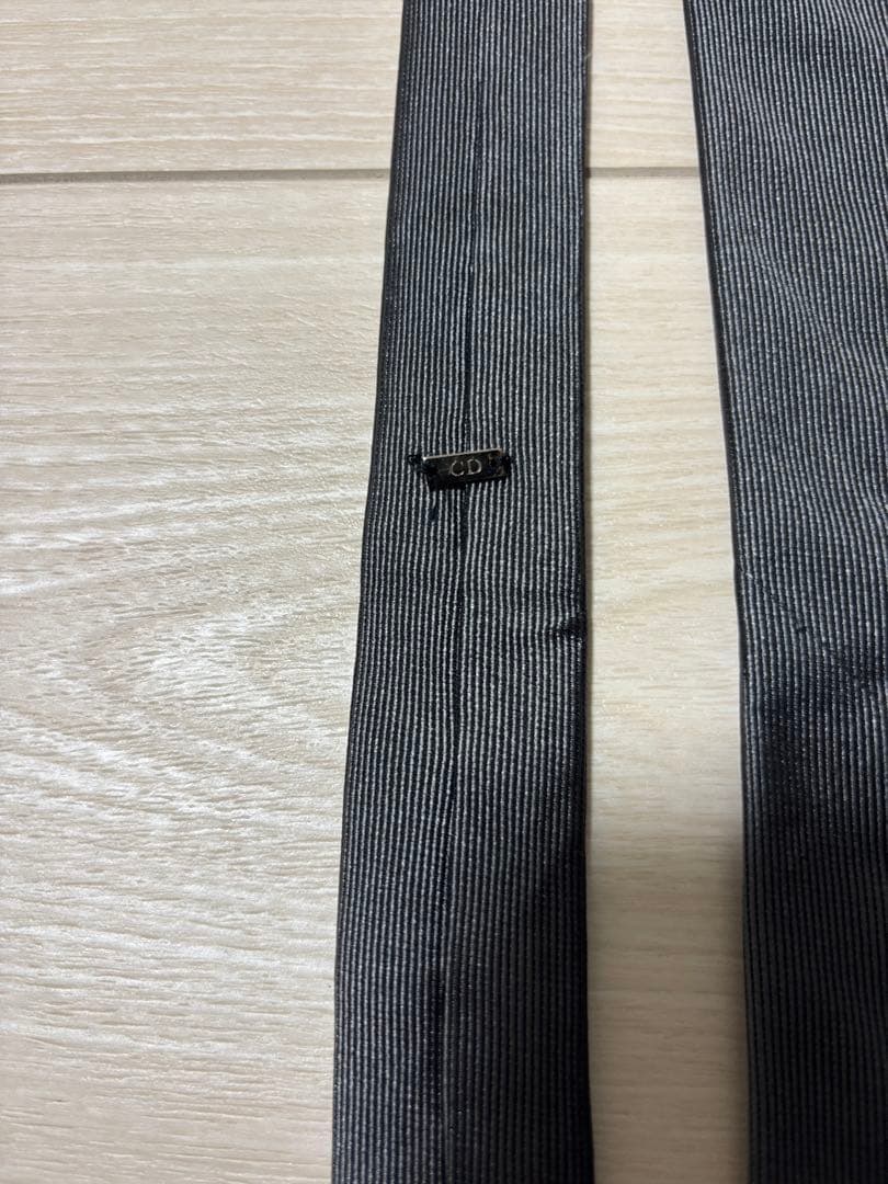 Dior Homme ディオールオム エディ期 ナロータイ グレー ネクタイ