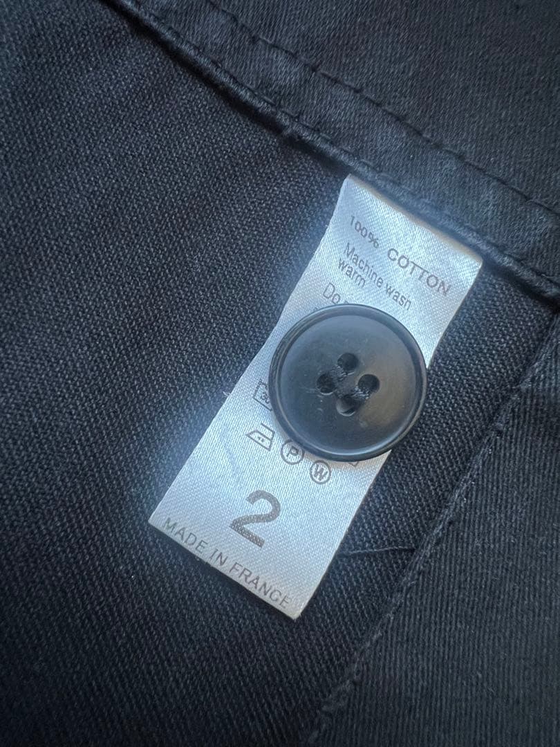 ル・トラヴァイユール・ガリス フレンチモールスキンジャケット ブラック 2