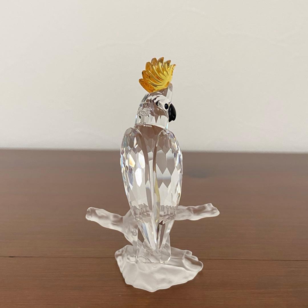 SWAROVSKI スワロフスキー クリスタル バタンインコ 置物