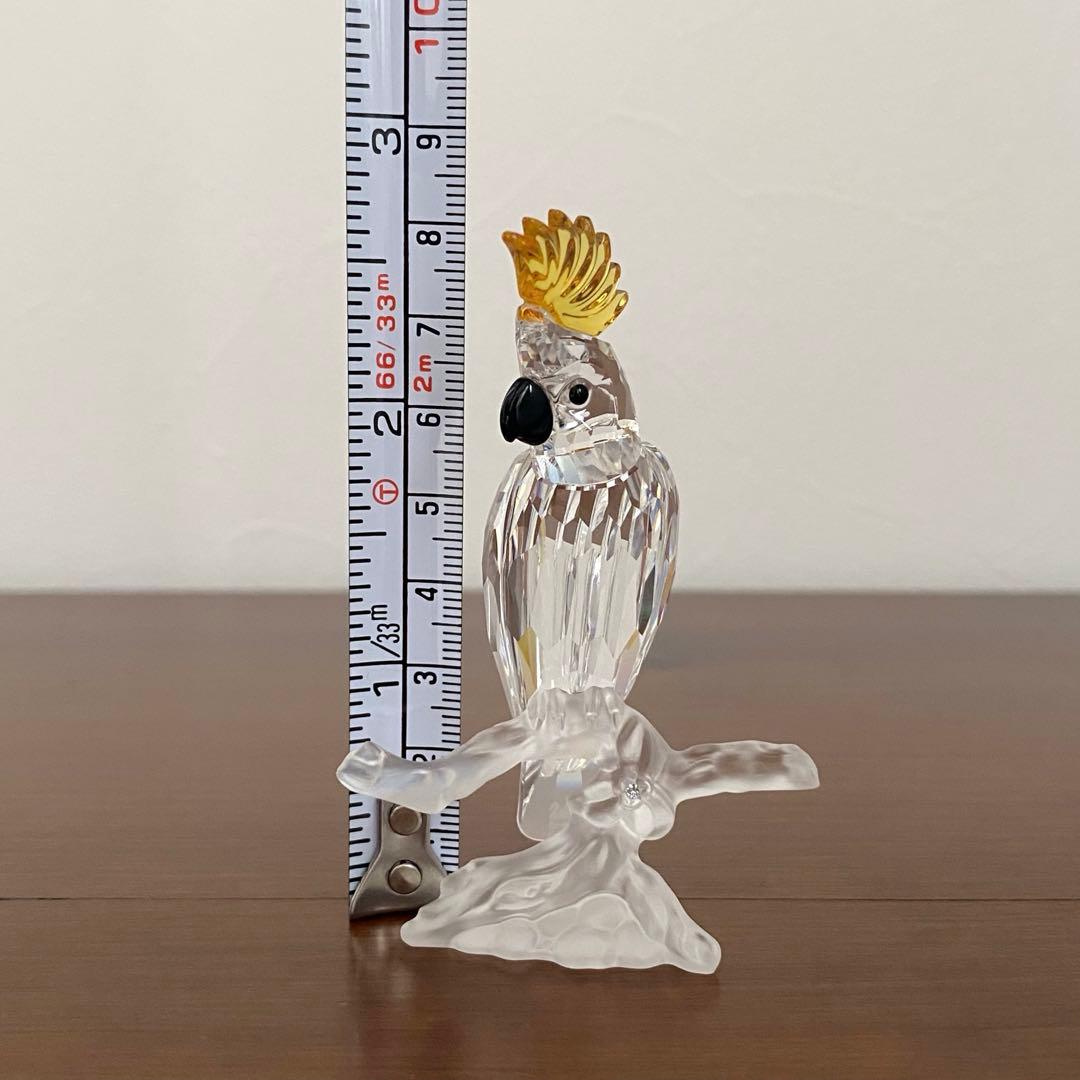 SWAROVSKI スワロフスキー クリスタル バタンインコ 置物