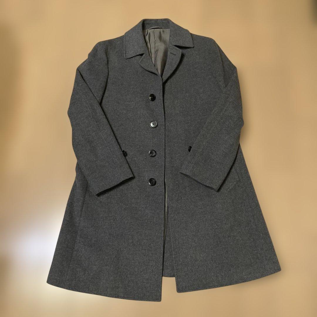 【値下げしました】【美品】ユニバーサルランゲージ ウールチェスターコート