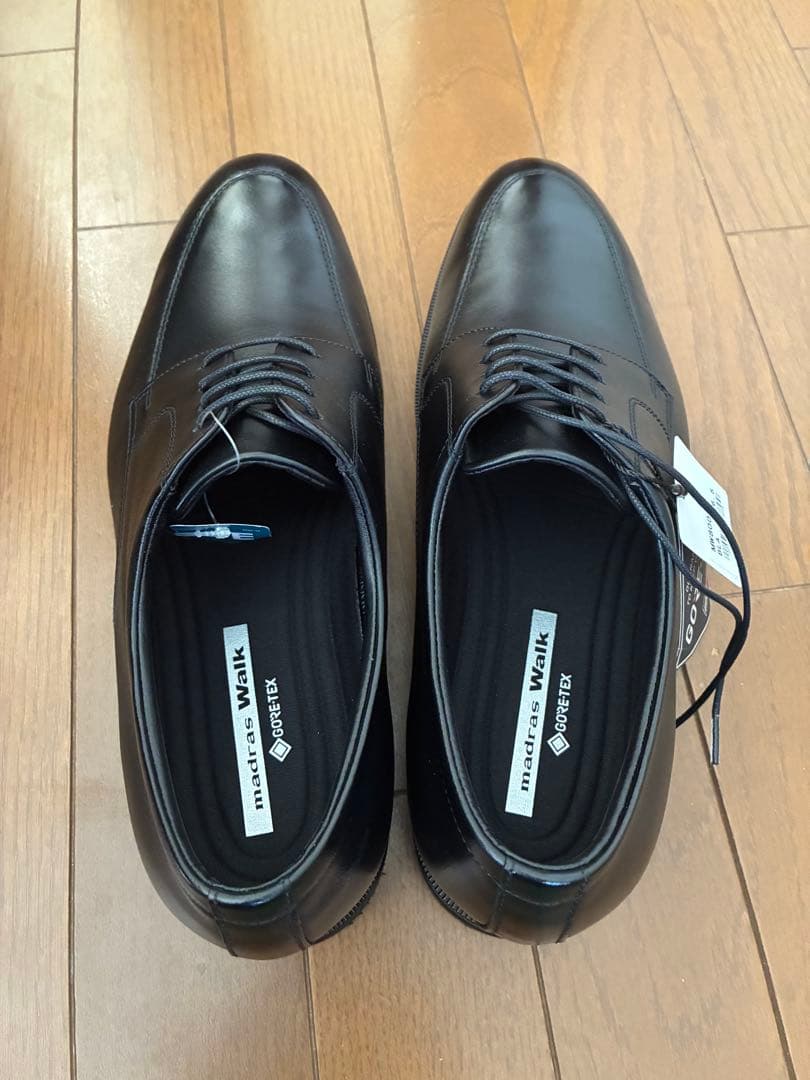 madras Walkメンズ MW8001ビジネスシューズ 防水 ゴアテックス