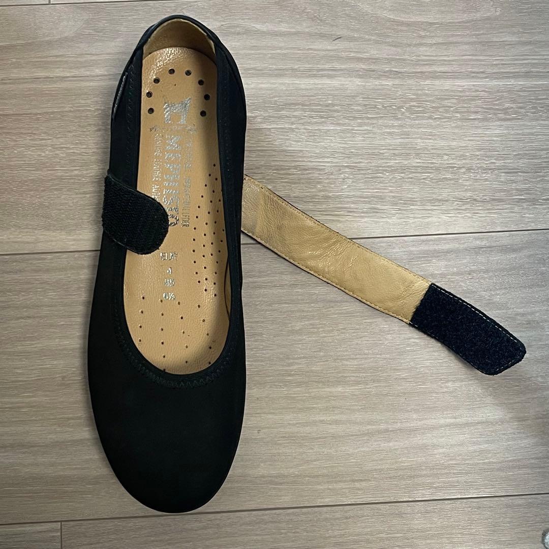 MEPHISTO 黒　ストラップシューズ　メフィスト　フランス　23、5cm