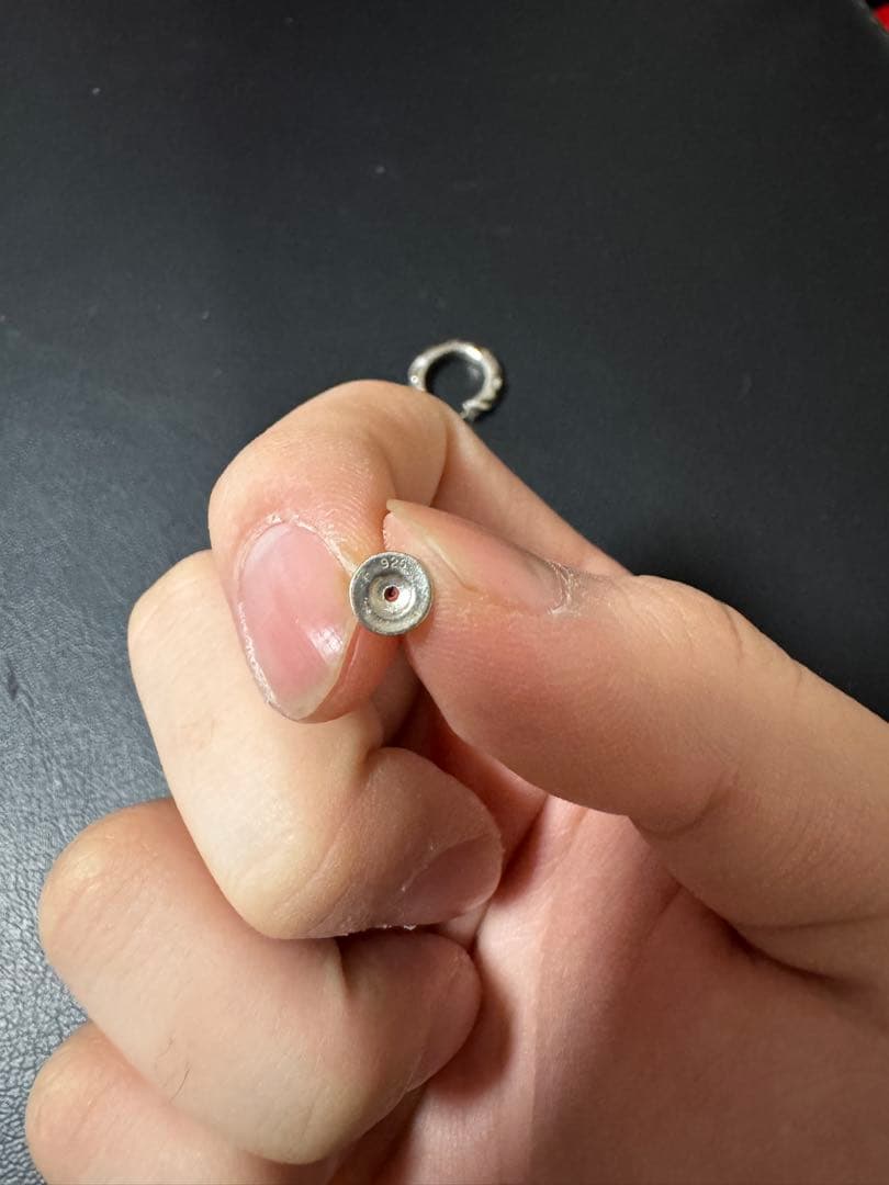 クロムハーツ スクロール フープ ピアス SV925 100093