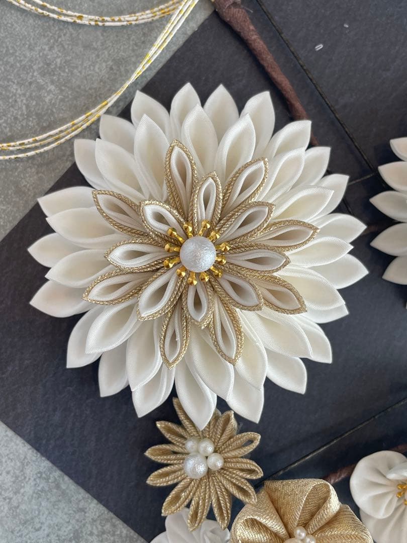 白髪飾り　振袖髪飾り　成人式髪飾り　髪飾りセット