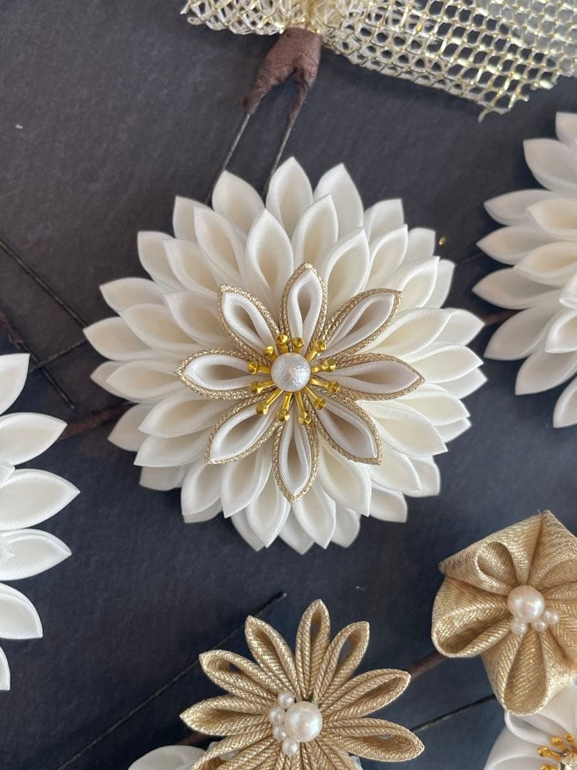白髪飾り　振袖髪飾り　成人式髪飾り　髪飾りセット
