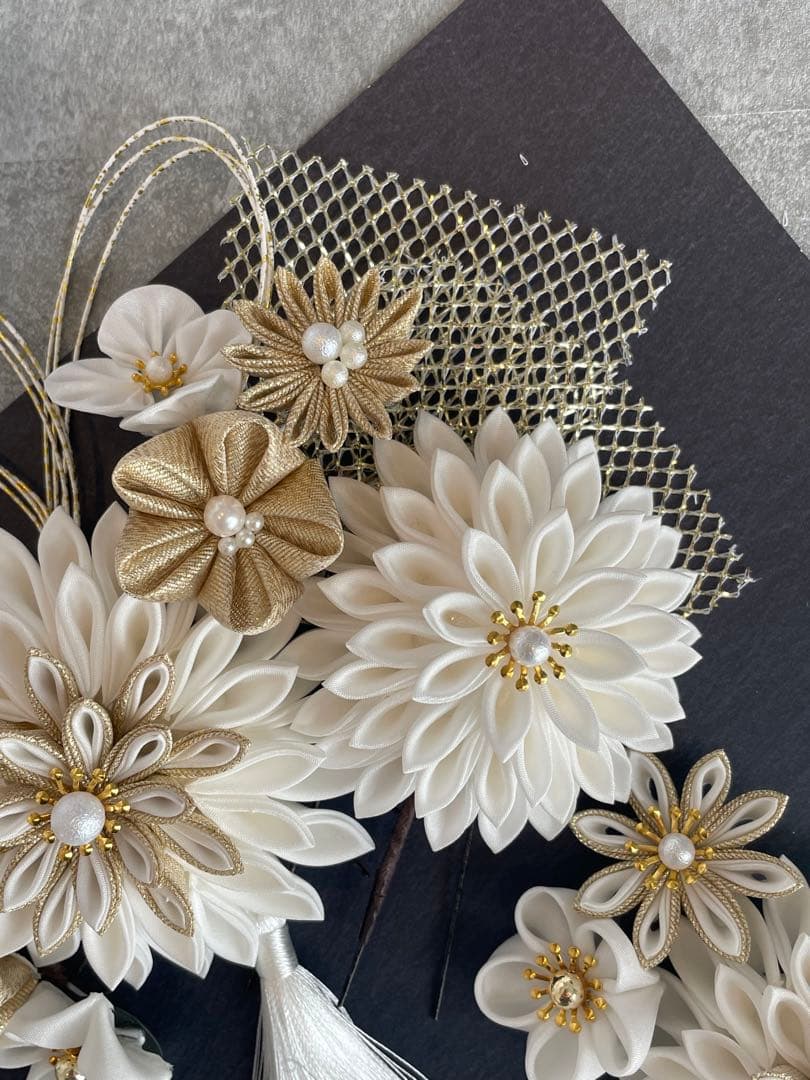 白髪飾り　振袖髪飾り　成人式髪飾り　髪飾りセット