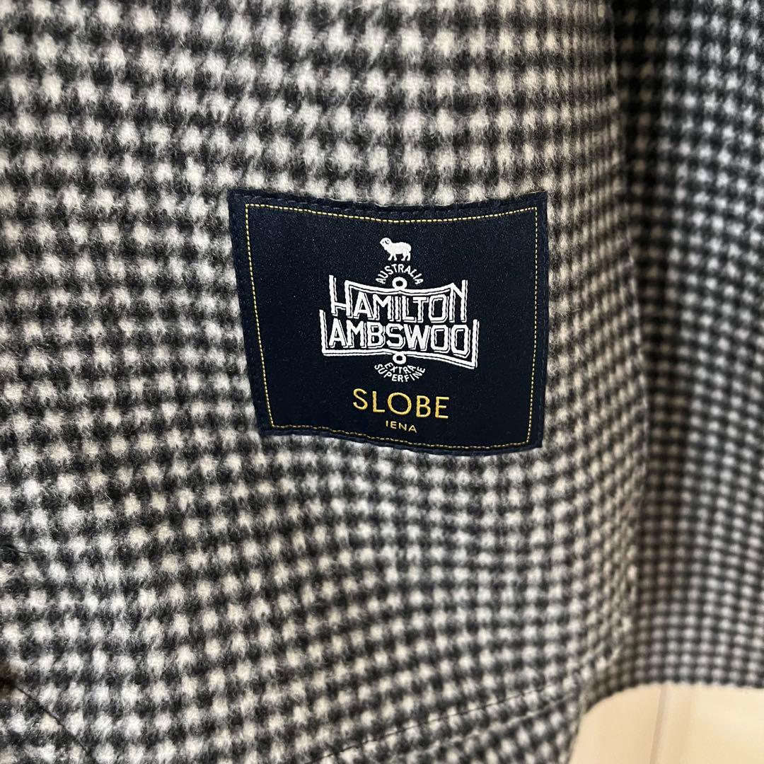 【SLOBE IENA】HAMILTON ダブルフェイスウールショートコート