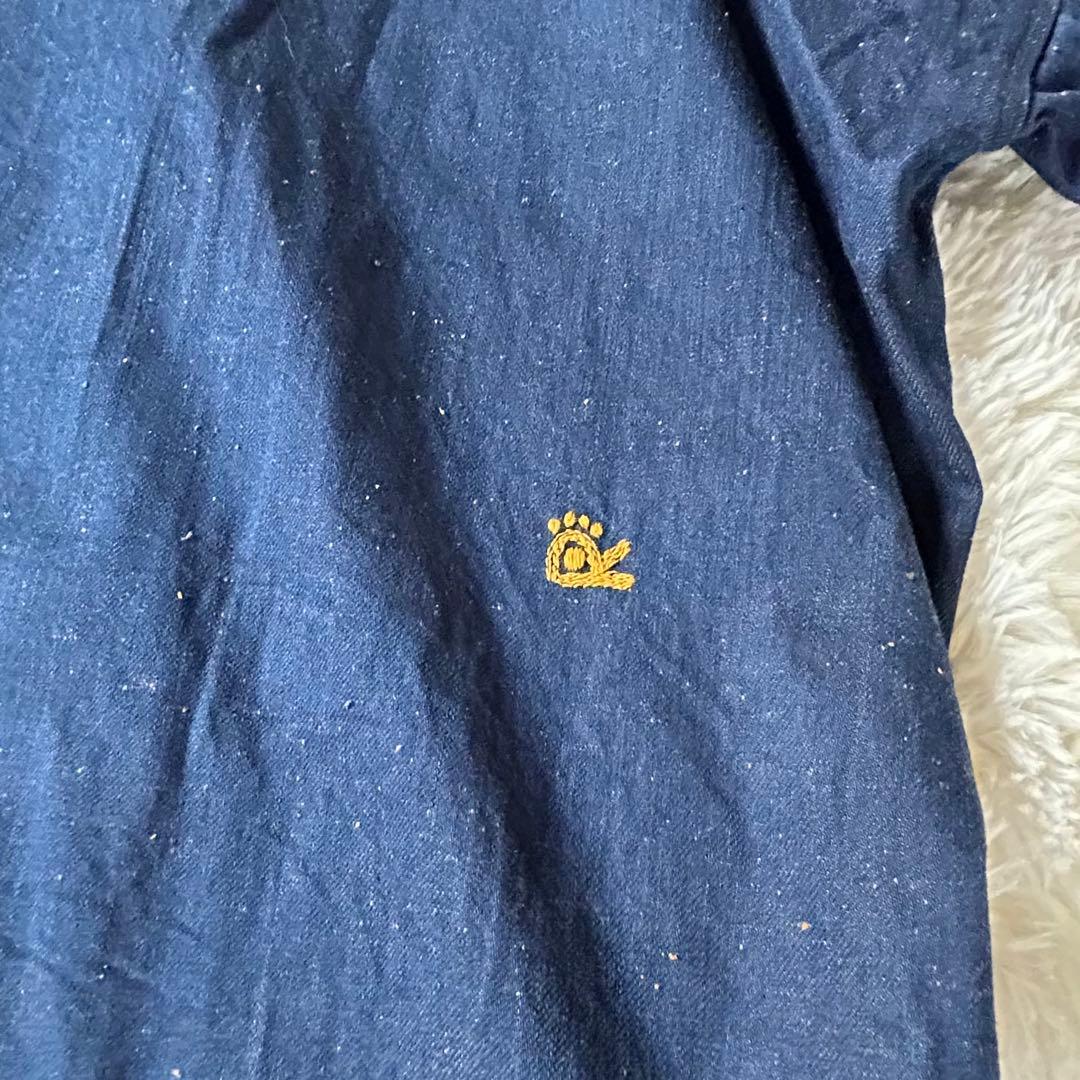 極美品★45rpm/45r ONE ONE いろいろデニムのプルフリルチュニック