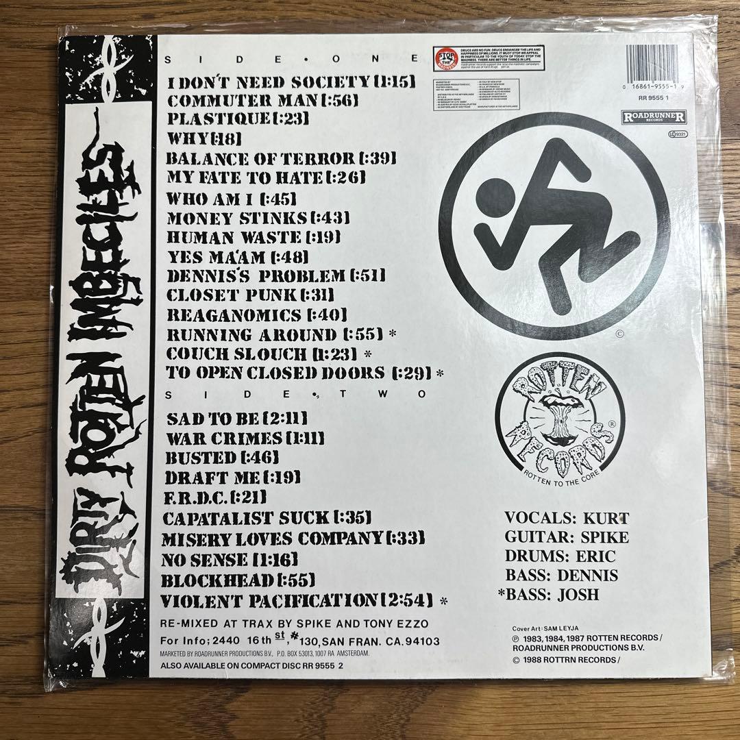 【超希少】D.R.I. 『Dirty Rotten LP』