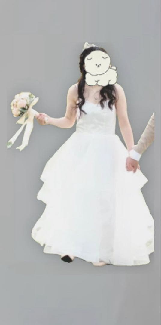 ホワイトウェディングドレス(りんごさん専用)
