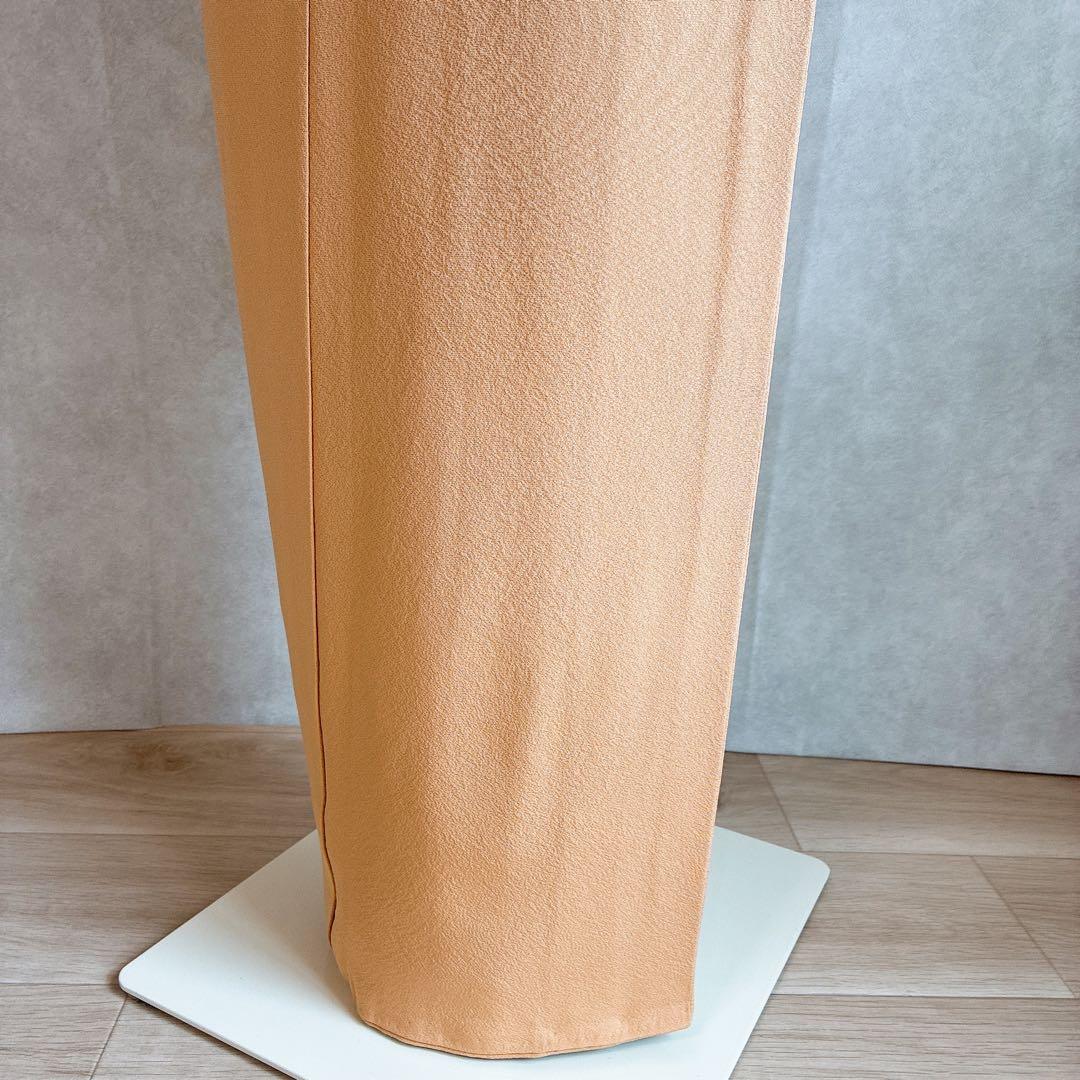 色無地　フルセット　着物　正絹　入学式　しつけ付き　パールトーン　共布　J5