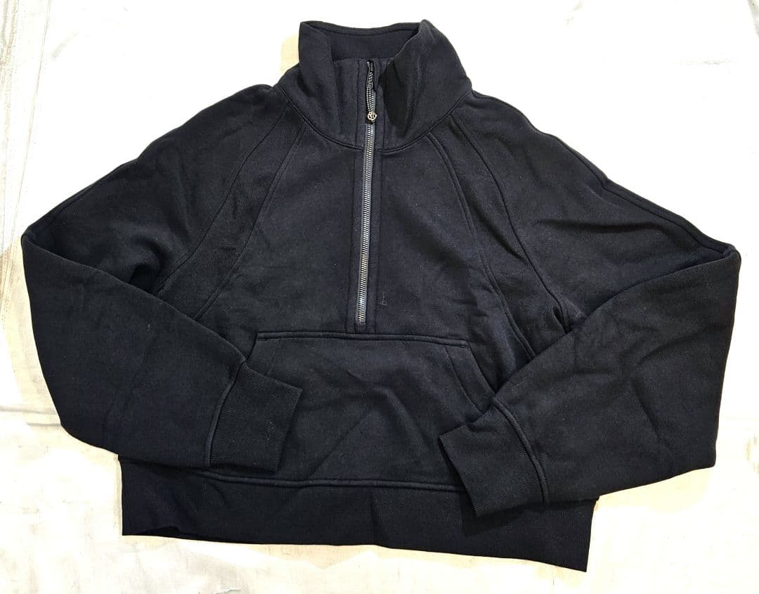 新品　ルルレモン　Scuba　オーバーサイズ　ファネルネック　ハーフジップ