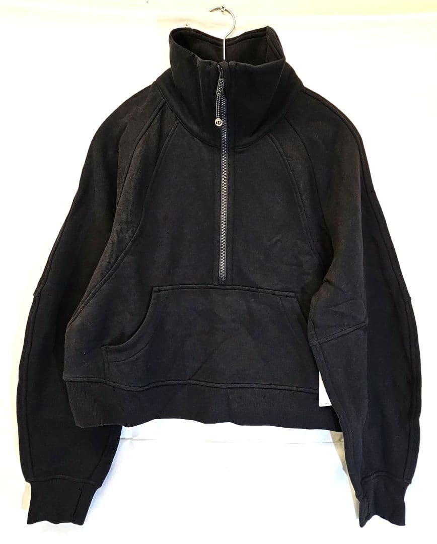 新品　ルルレモン　Scuba　オーバーサイズ　ファネルネック　ハーフジップ