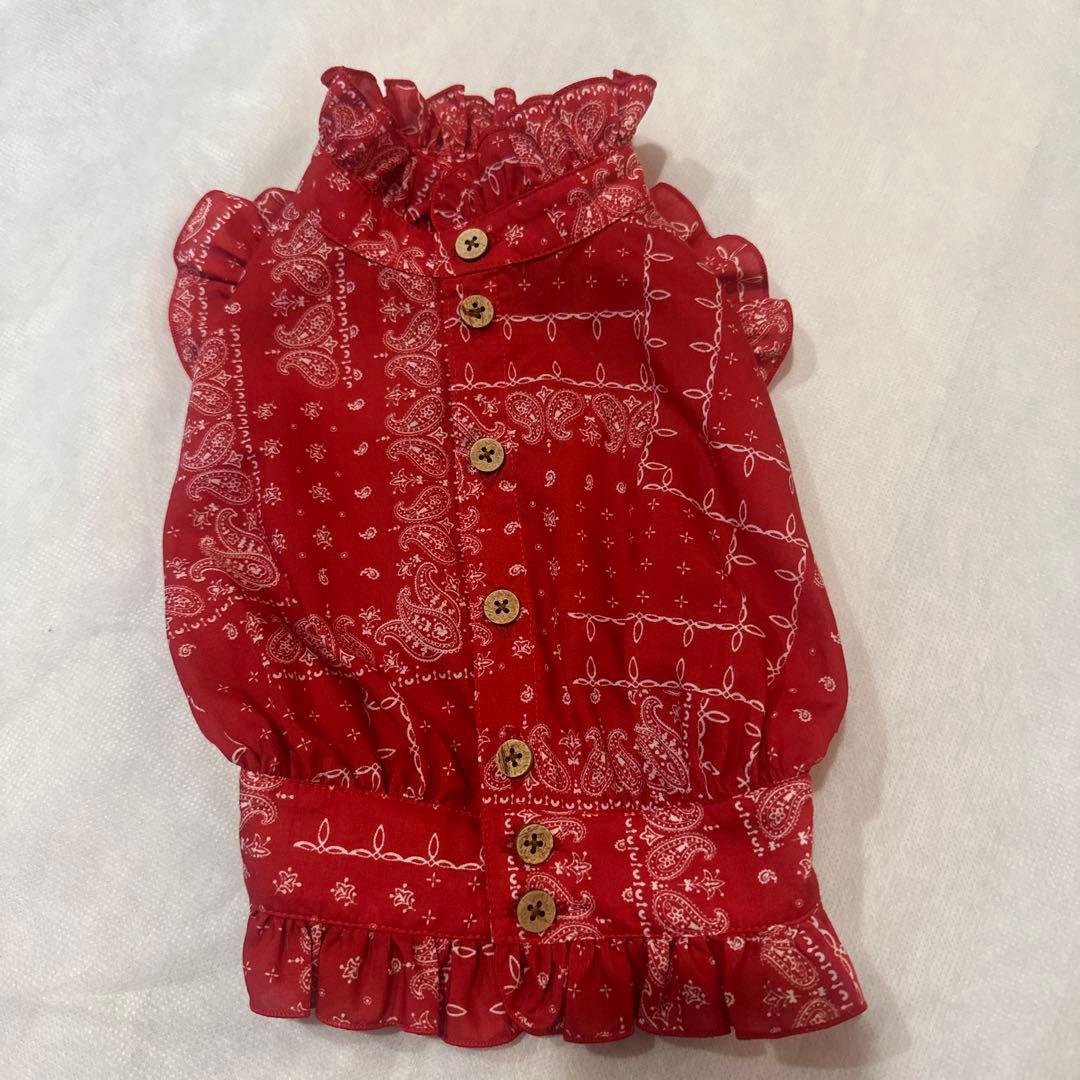 バンダナ柄 ブラウス