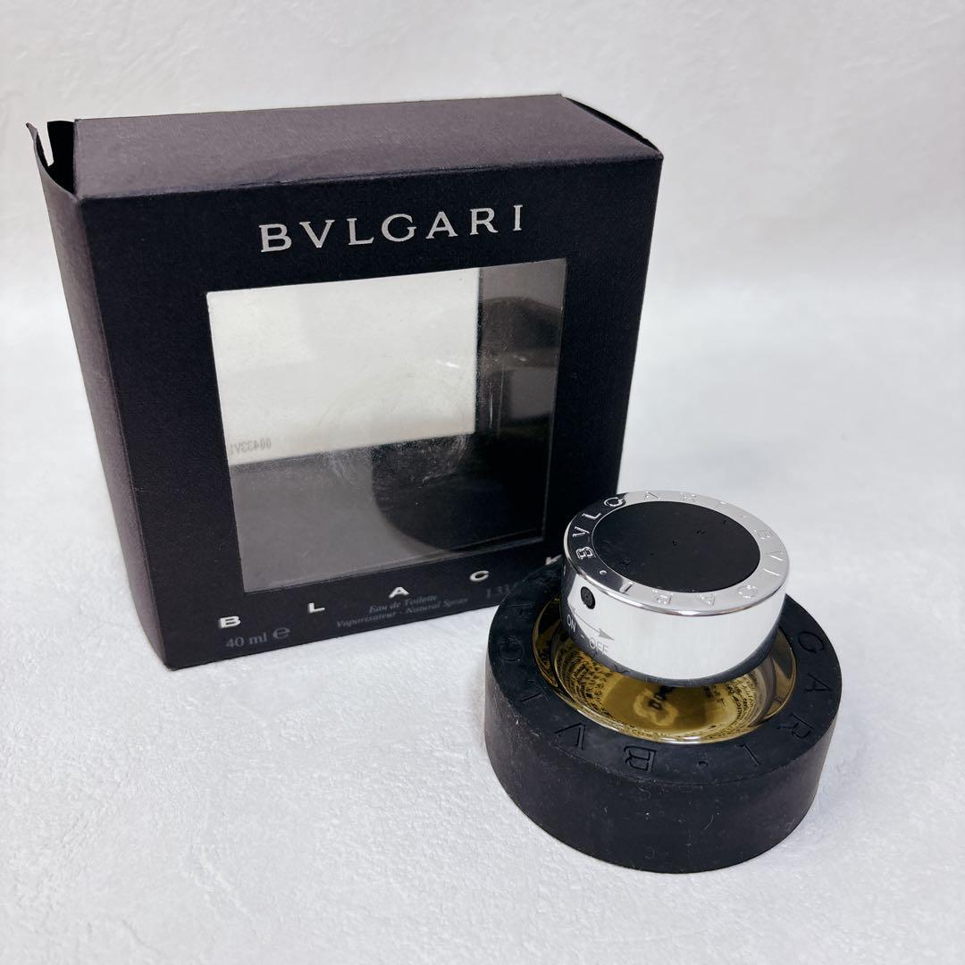 【廃盤・箱付】BVLGARI ブラック EDT 40ml 残量9割