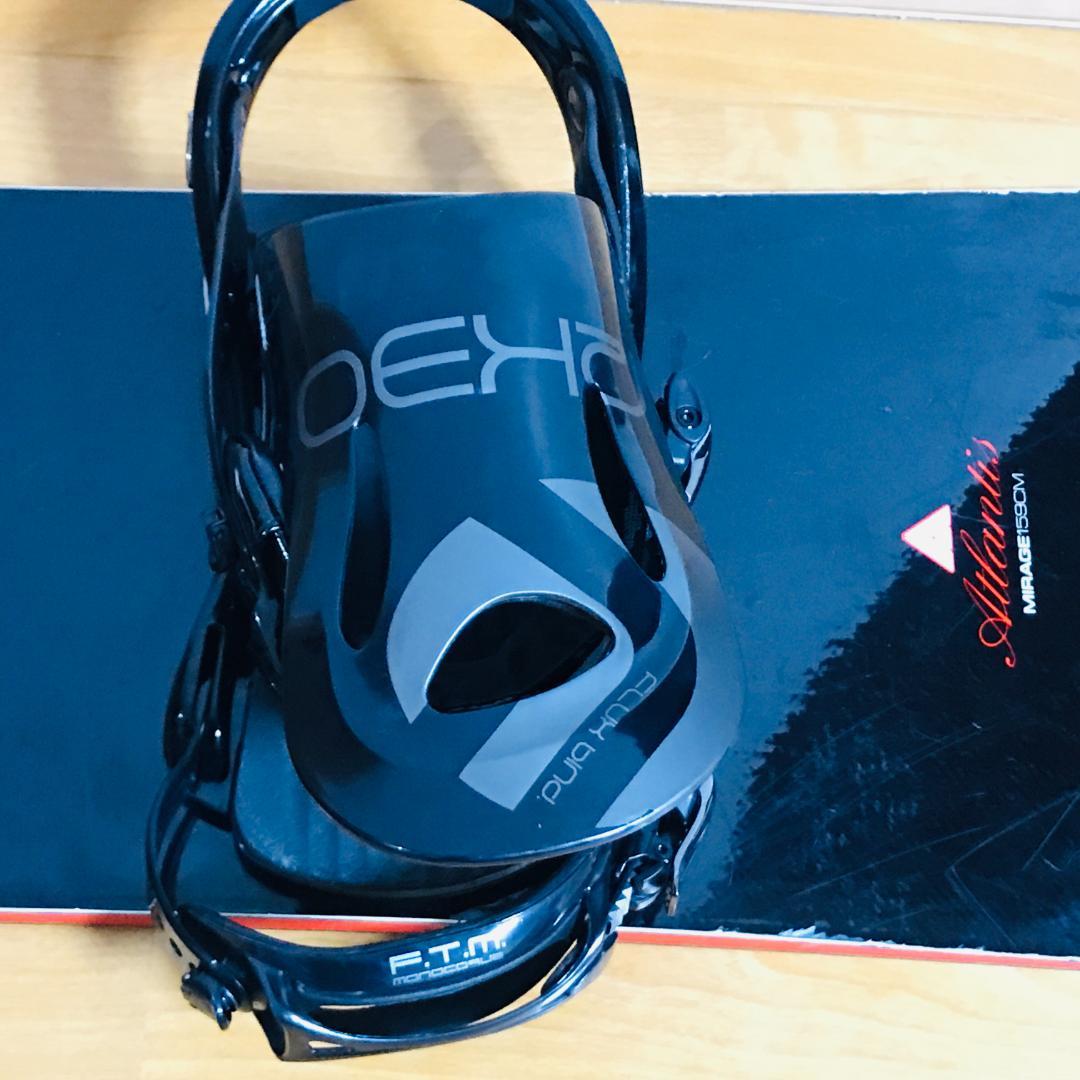 スノーボードセット　burton　ATLANTIS 　HEAD　FLUX