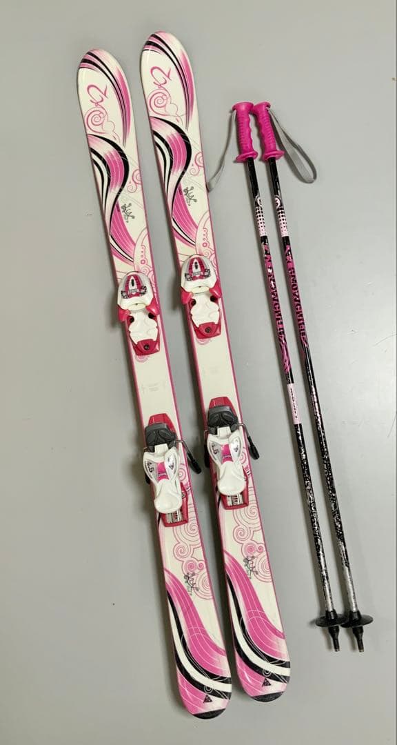 ジュニアスキー　4点セット　K2（ケーツー）板124cm／ブーツ23cm