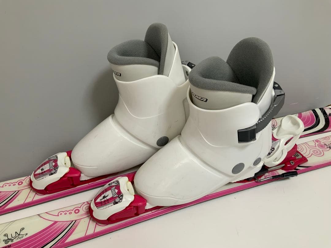 ジュニアスキー　4点セット　K2（ケーツー）板124cm／ブーツ23cm