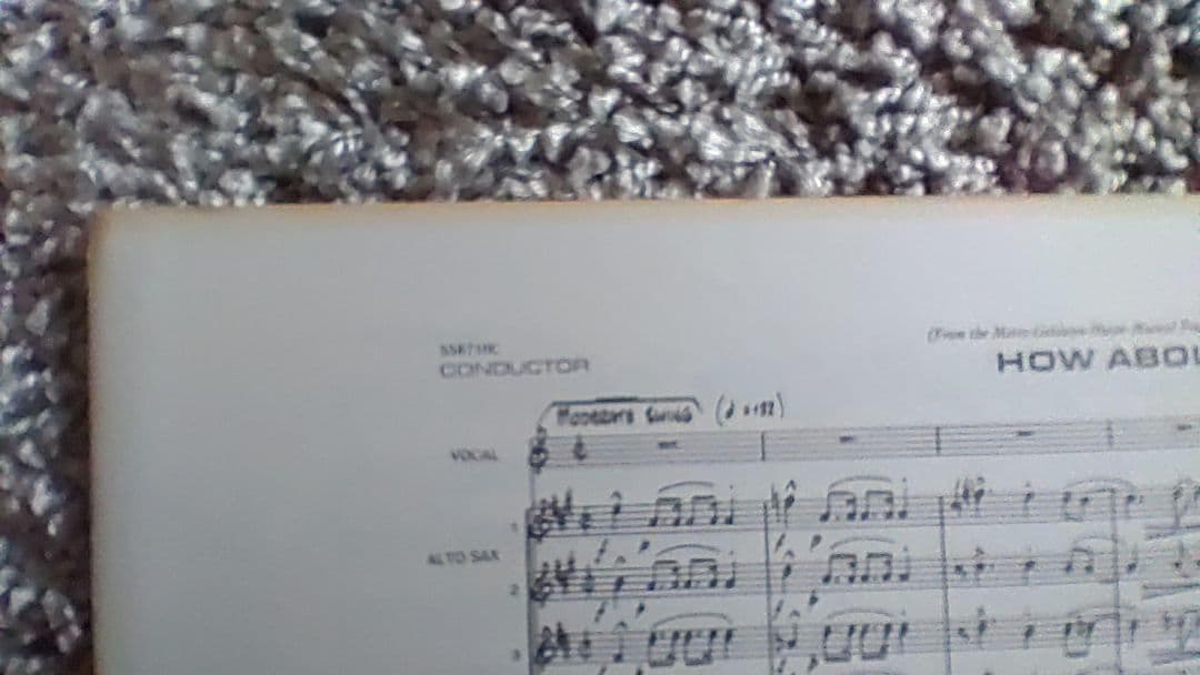 ボーカル　ビッグバンド譜面：HOW ABOUT YOU?