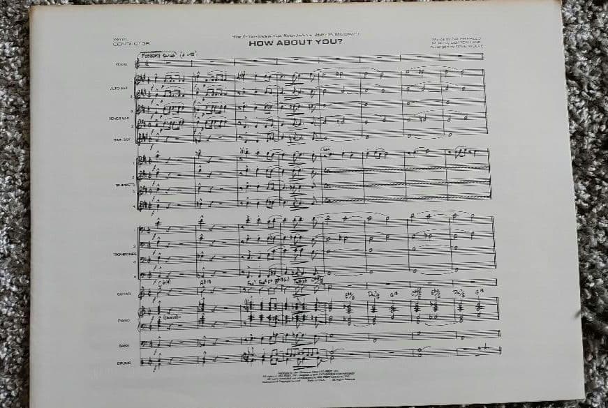 ボーカル　ビッグバンド譜面：HOW ABOUT YOU?