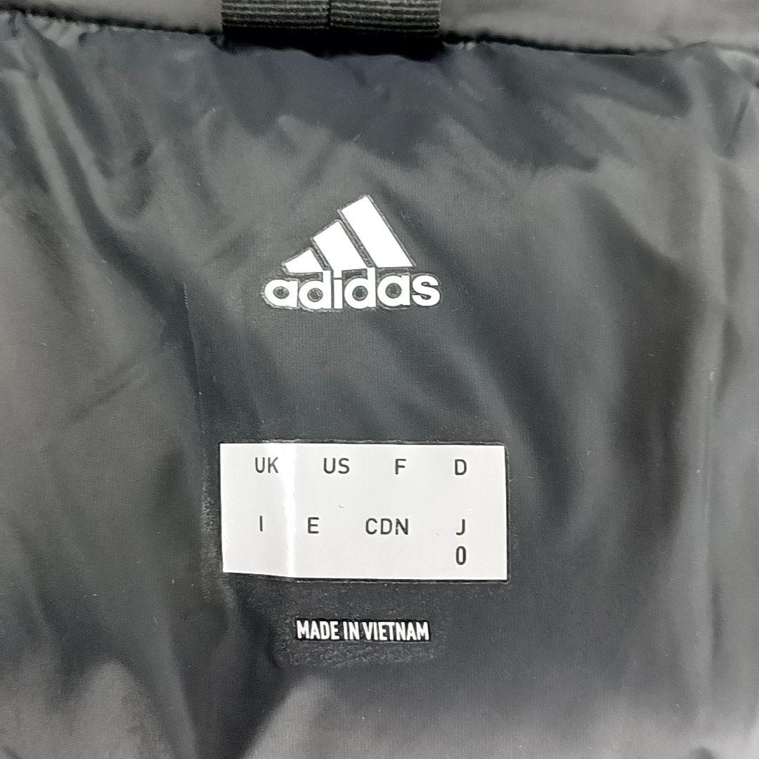【ダウン80%★XL】adidas アディダス　ダウン　ベンチコート　ブラック