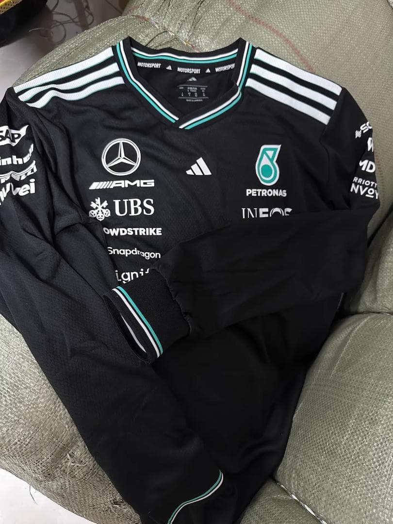 25年メルセデス - AMG ペトロナスF1 チーム ロングスリーブ T シャツ