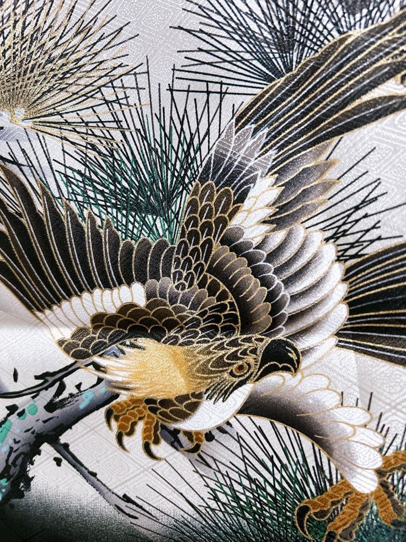 黒×白♡七五三　5歳　男の子　フルセット　一式　鷹