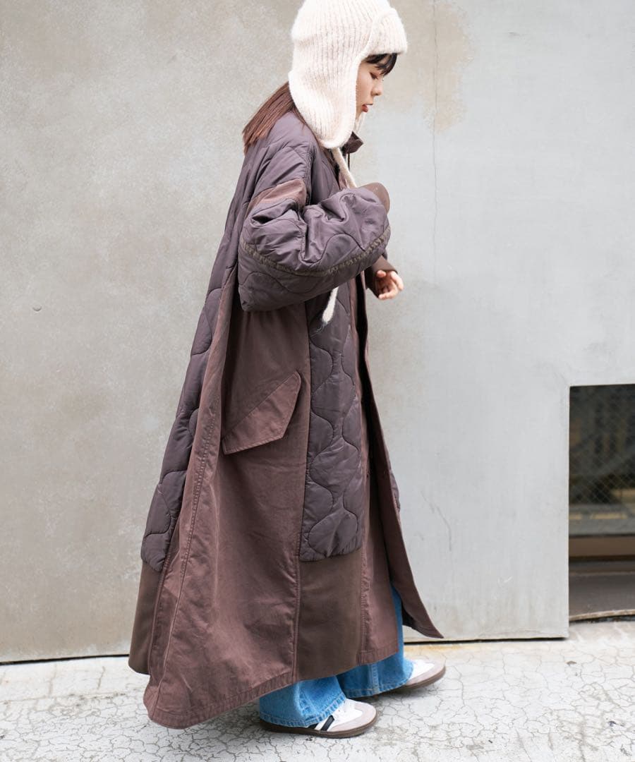 最終値下げ‼︎ esinta/エシンタ切替マキシミリタリーコート