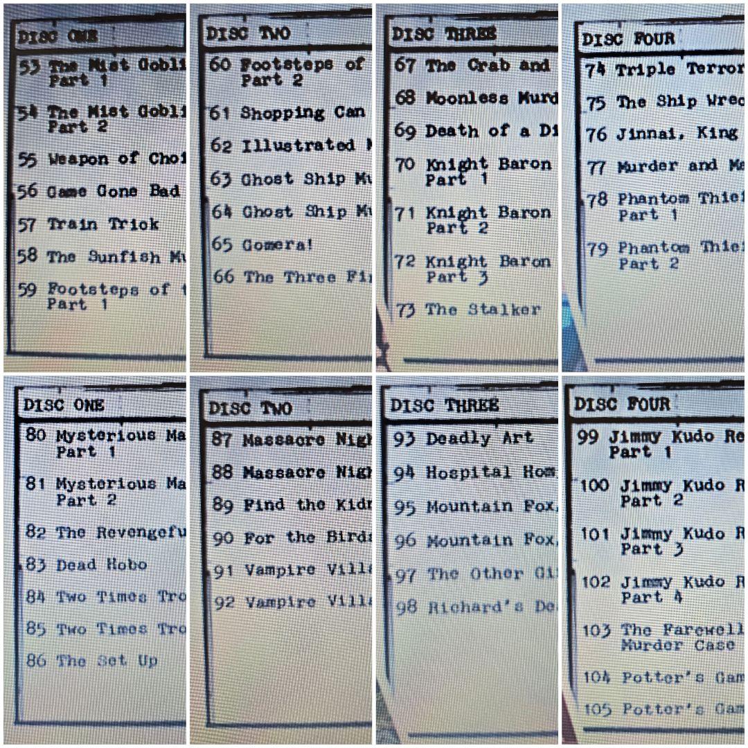アニメ 名探偵コナン 英語版DVD 16枚 DVDプレイヤーセット　米国版