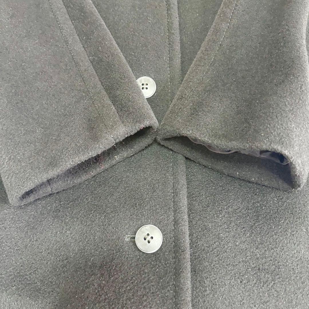 ヘルノ　カシミヤ混　ヴィンテージ　裏スカーフ柄　シルク　ウール　チェスターコート