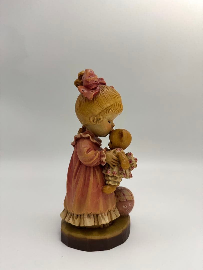 ANRI 木彫り人形 2000体限定 キス アンリ フィギュア フィギュリン